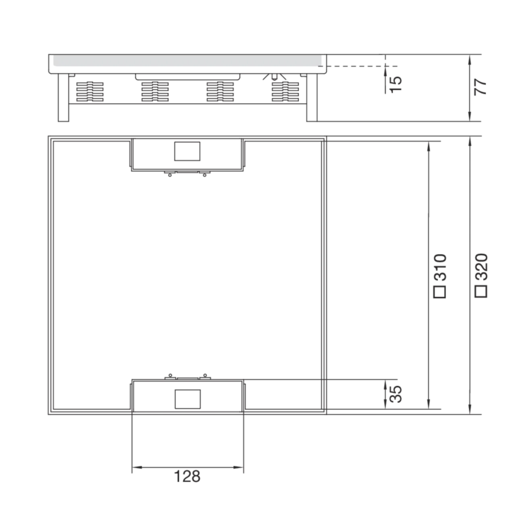 Afbeelding Product drawing | Hager Nederland