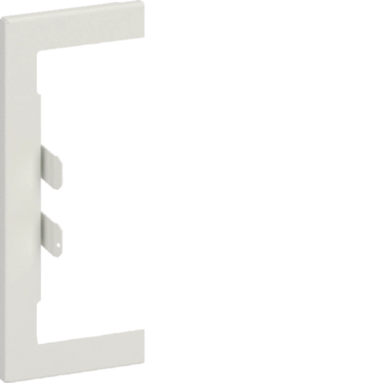 BR65170WB9016 - Wandanschlussblende zu BR/A/S 68x170mm OT 120mm aus Stahlbl. in verkehrsweiß