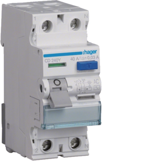 CD240Y - RCCB 2P 40A 30mA AC Class