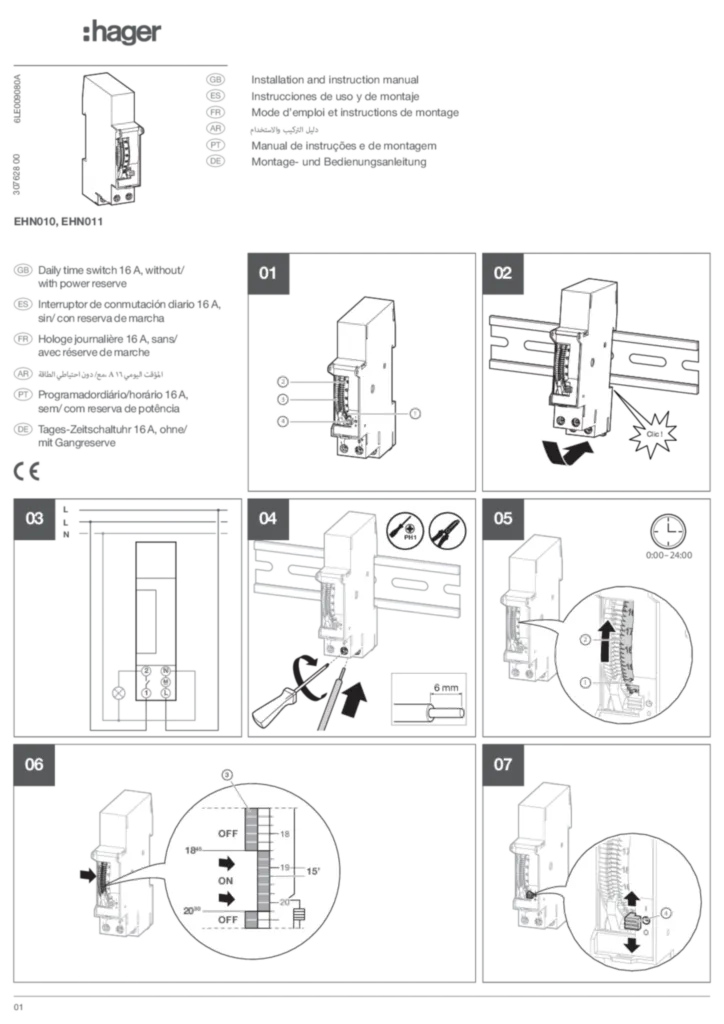 Image Guide d'installation en-GB, es-ES, fr-FR, de-DE, pt-PT 2023-02-21 | Hager Belgique