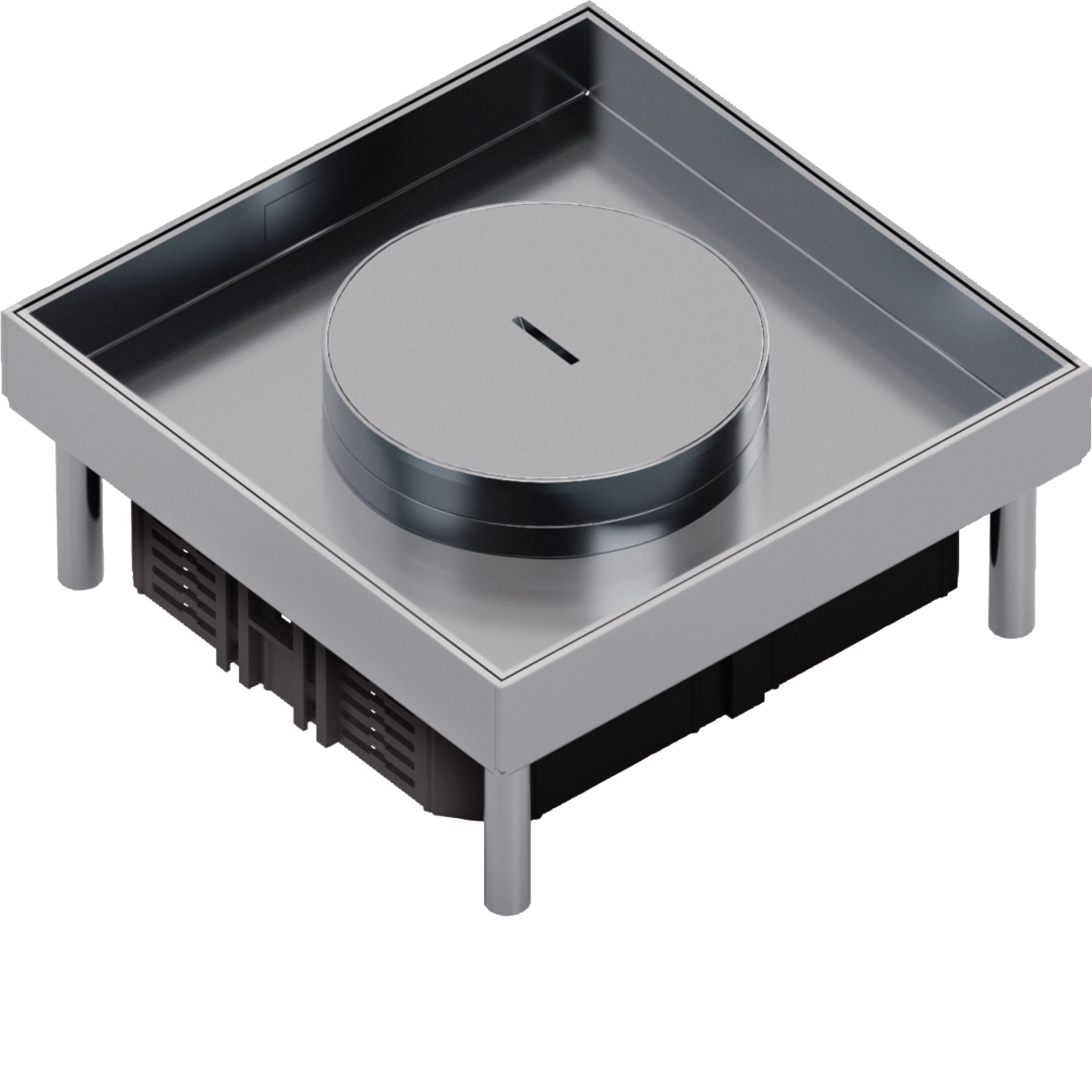 Cassette Inox Q06 TM Hauteur Interne 25m EKQ060TM25 Hager