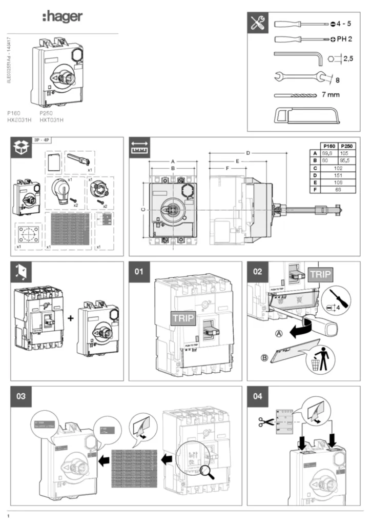 Immagine Manuale di installazione International 2023-03-08 | Hager Italia