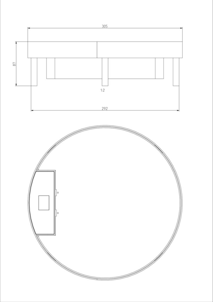 Bild ProductTechnicalDrawing_MKR120LE25 | Hager Deutschland