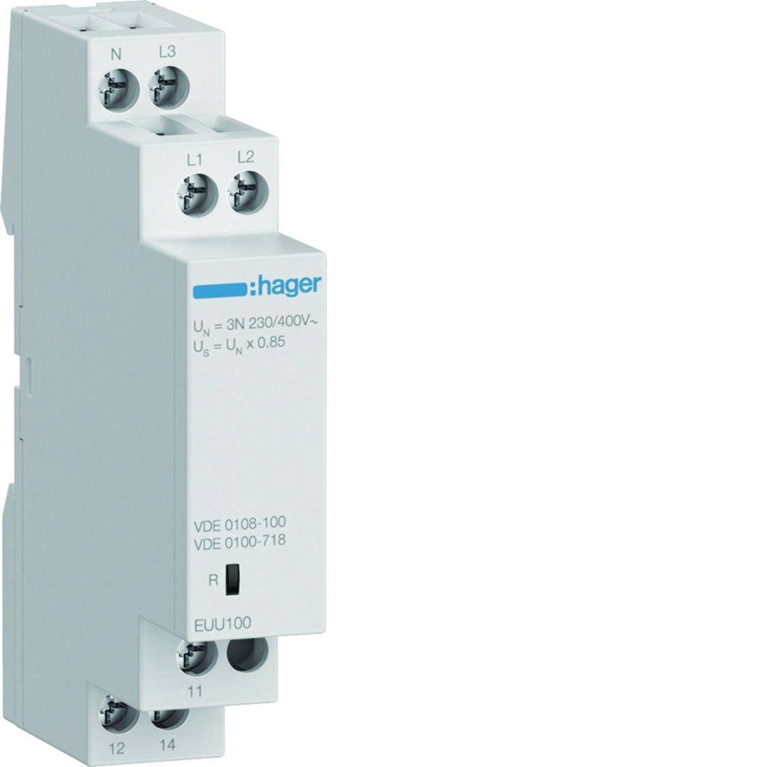 Feszültségcsökkenési relé 1P+N/3P+N 230-400V 1v EUU Hager