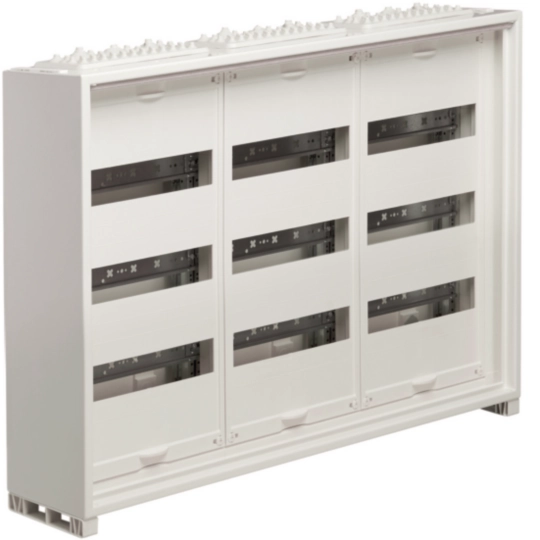 FWQ33P1 - Opbouwveldverdeler IP30, 500x800x161 mm, 108 modulen, geïsoleerd