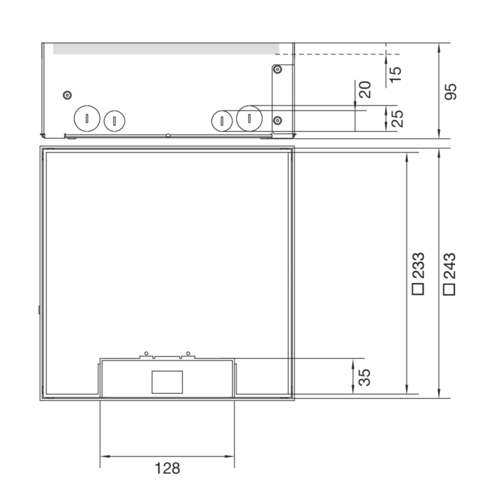Bild ProductTechnicalDrawing_UDKQ12E15 | Hager Deutschland