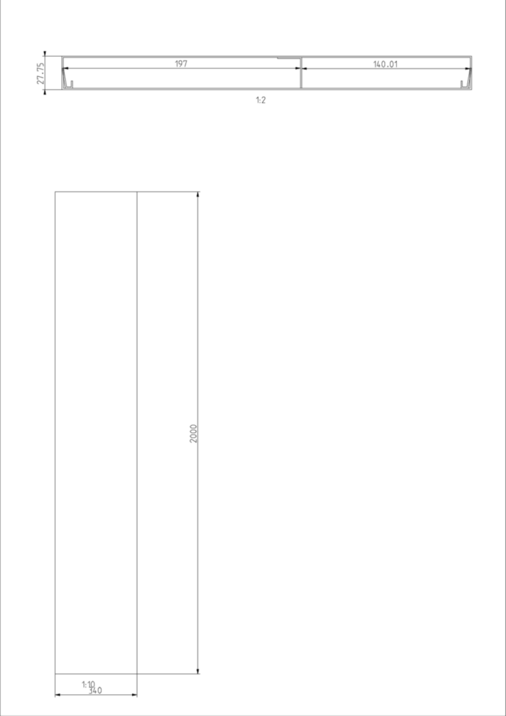Bild TECHNICALDRAWING UK340282 | Hager Deutschland