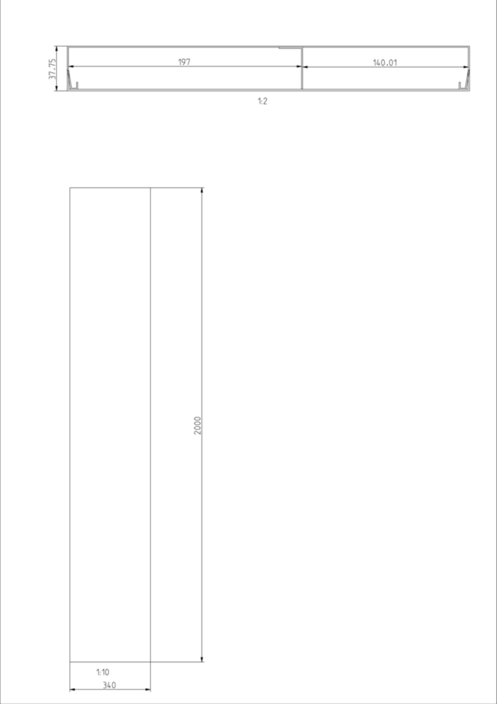 Bild TECHNICALDRAWING UK340382 | Hager Deutschland