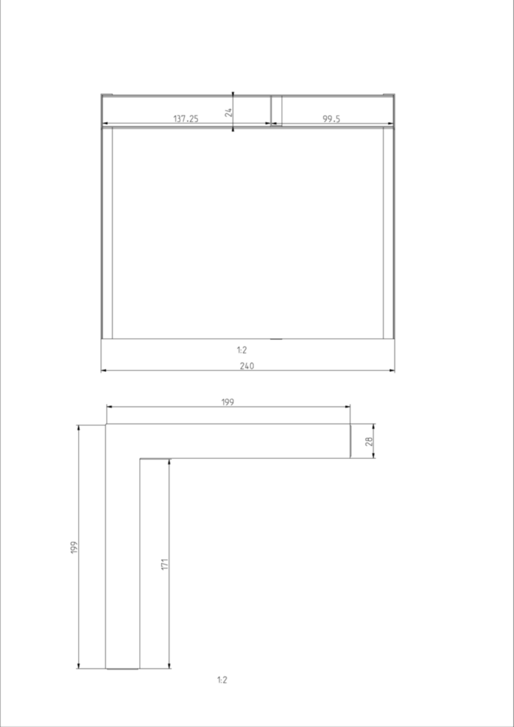 Bild TECHNICALDRAWING UKK240282 | Hager Deutschland