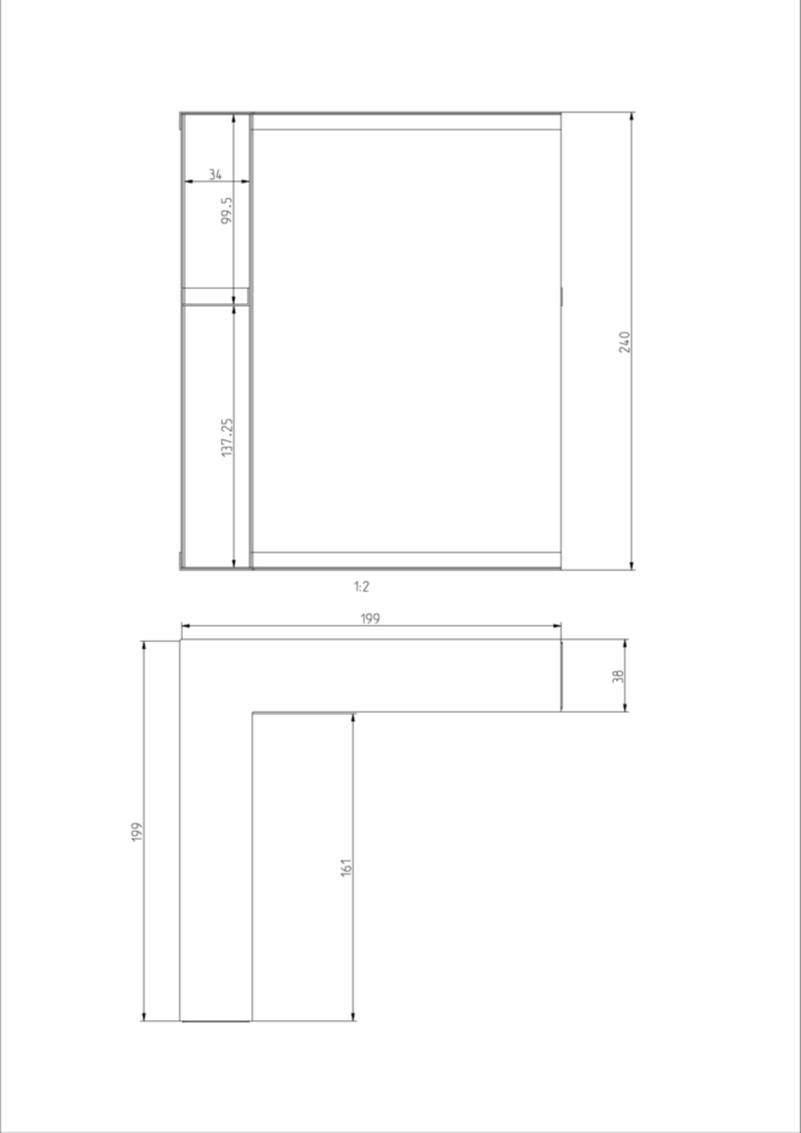 Bild TECHNICALDRAWING UKK240382 | Hager Deutschland
