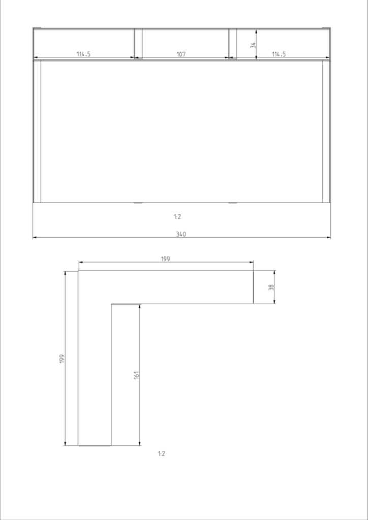 Bild TECHNICALDRAWING UKK340383 | Hager Deutschland