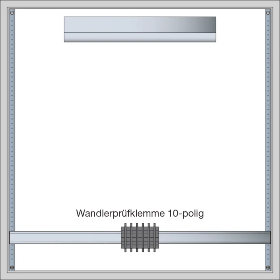 P13WAN - Wandlermessschrank, universN, IP44, 800 x 800 x 205 mm