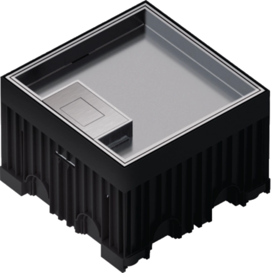 UDKQ02E15 - tehalit.VE-EE Zestaw puszka podło-montazowa mini IP30 3kN Q02 144x144 15mm stal