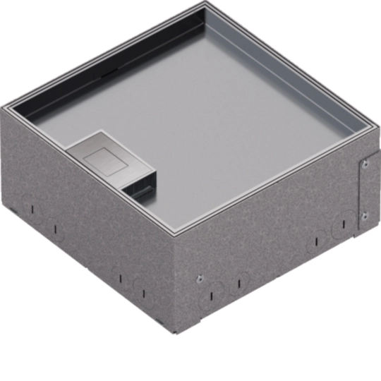UDKQ06E15FLF6 - Bodendose Hager Q06 LE 3kN 200×205×15mm rostfreier Stahl 6×FLF