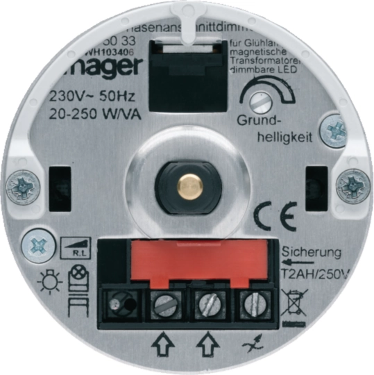 WH103406E - Einsatz Universaldimmer Hager Phasenanschnitt mit LED