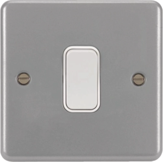 WPPS12BKO - 10AX 1 Gang 2 Way Wall Switch &amp; Back Box with Knockouts
