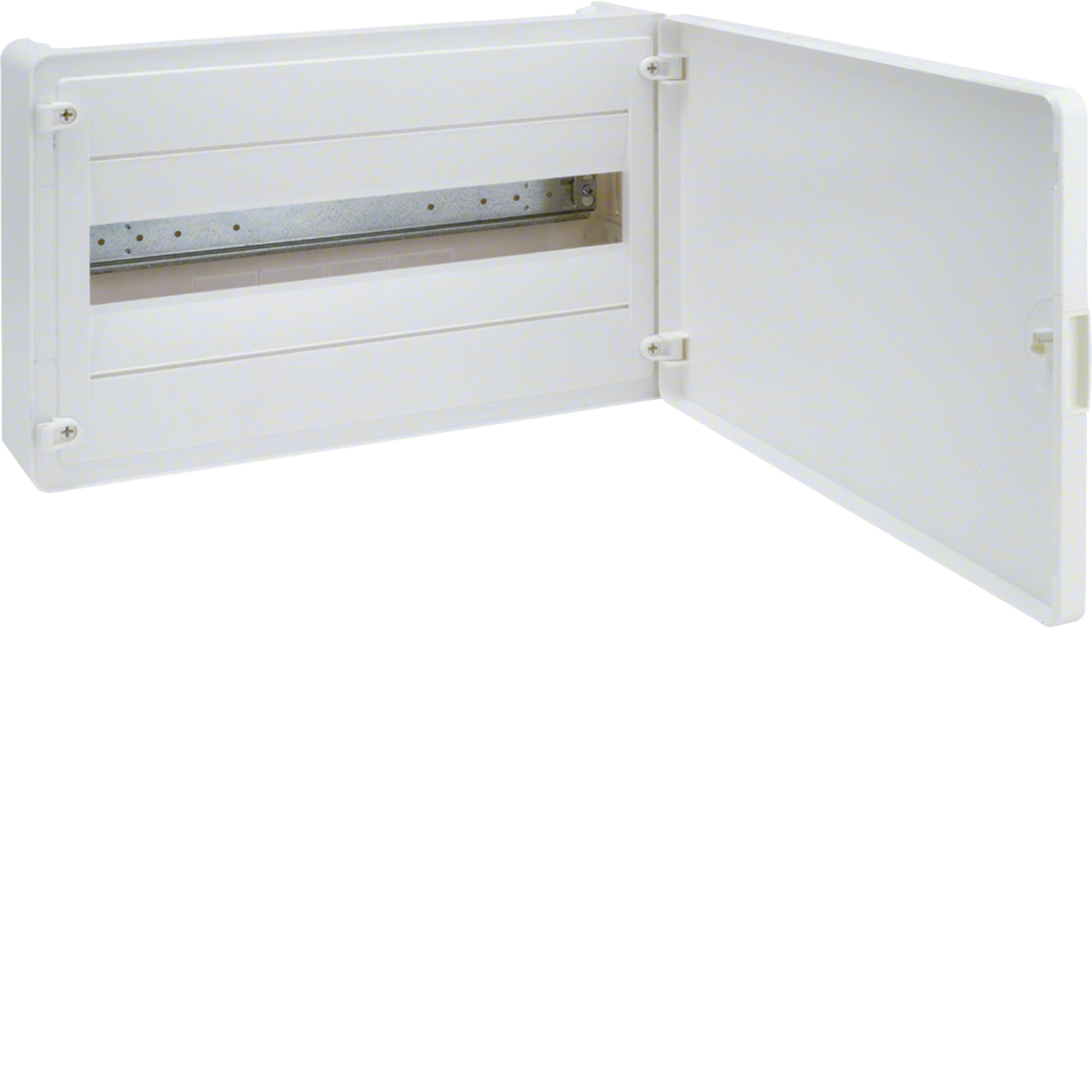 VS118PT - Small distributor,golf,surface,1row,IP40,18M,MS-terminal,ANZ,N+PE,white door