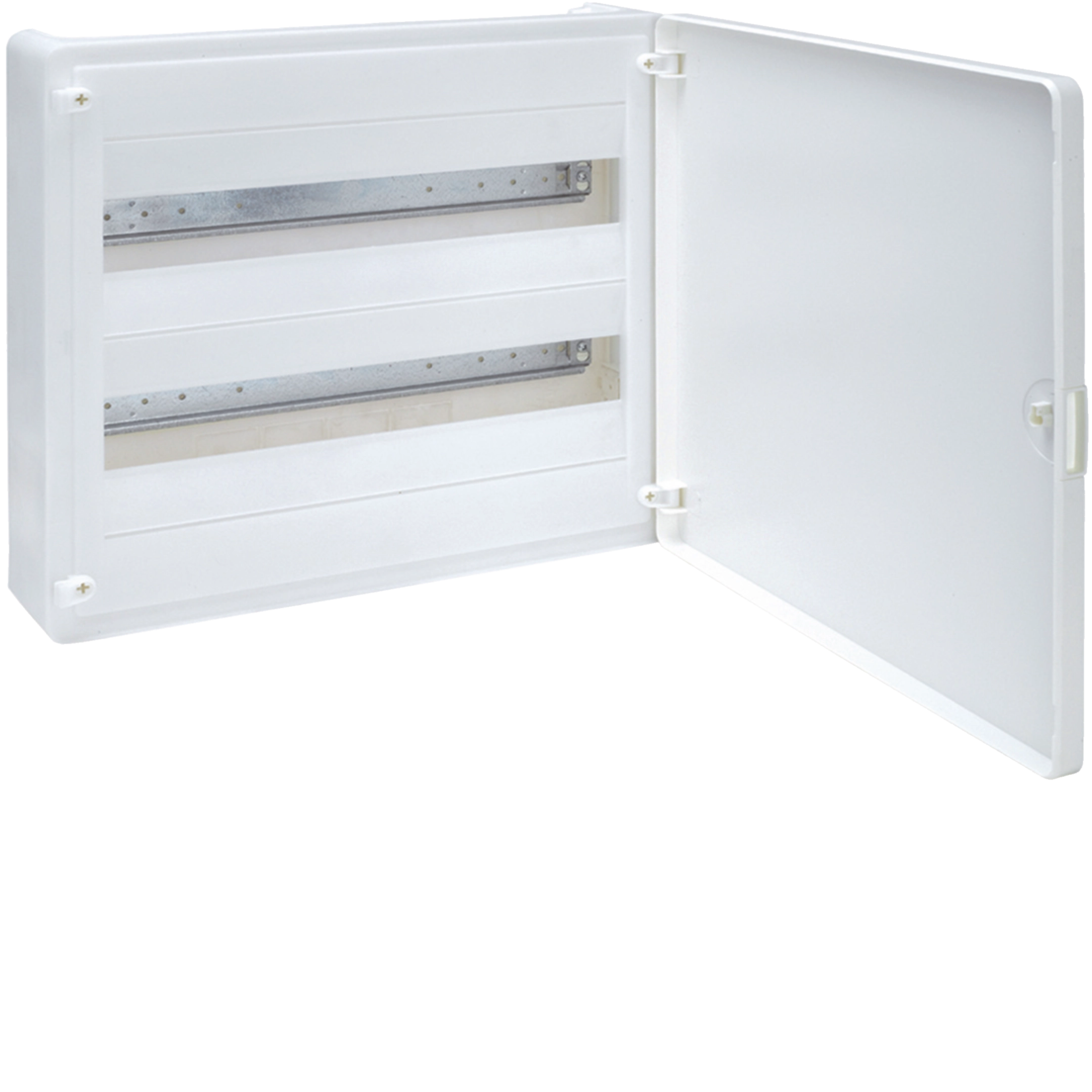VS218PT - Small distributor,golf,surface,2row,IP40,36M,MS-terminal,ANZ,N+PE,white door