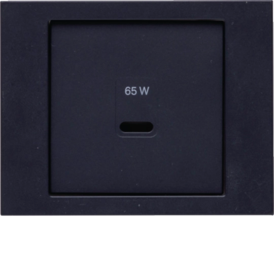 48607006 - Berker Zentralstück für USB Serie K.x, anthrazit matt , lackiert