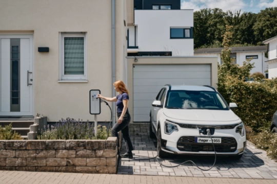 XEV1K22T2S - Ladestation für Elektroauto witty solar bis 22kW 1P/3P mit Ladedose + RFID