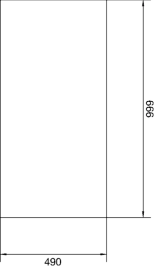 BKG5002BL - Deckel tehalit BKG Oberteil für Bodenkanal 500×2000×3mm