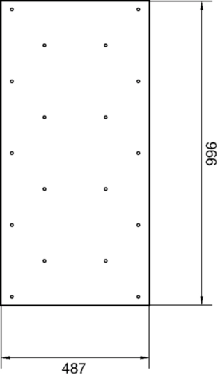 BKG5002W3 - Deckel tehalit BKG Oberteil Wanne für Bodenkanal 500×1000×3mm