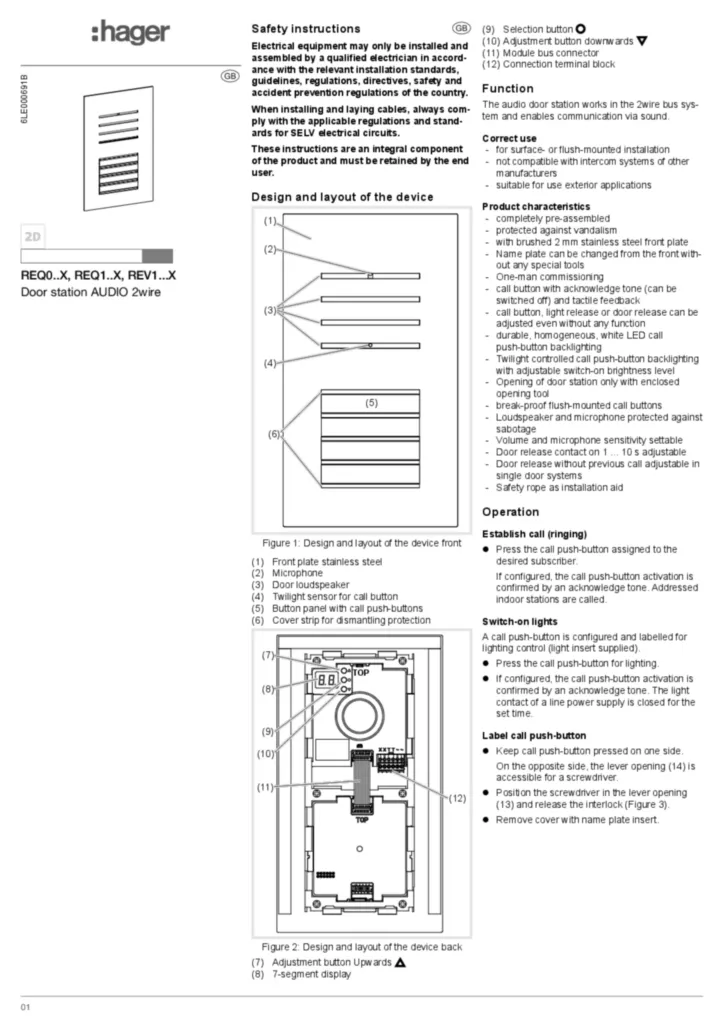 Bild Montageanleitung en-GB 2014-05-27 | Hager Schweiz