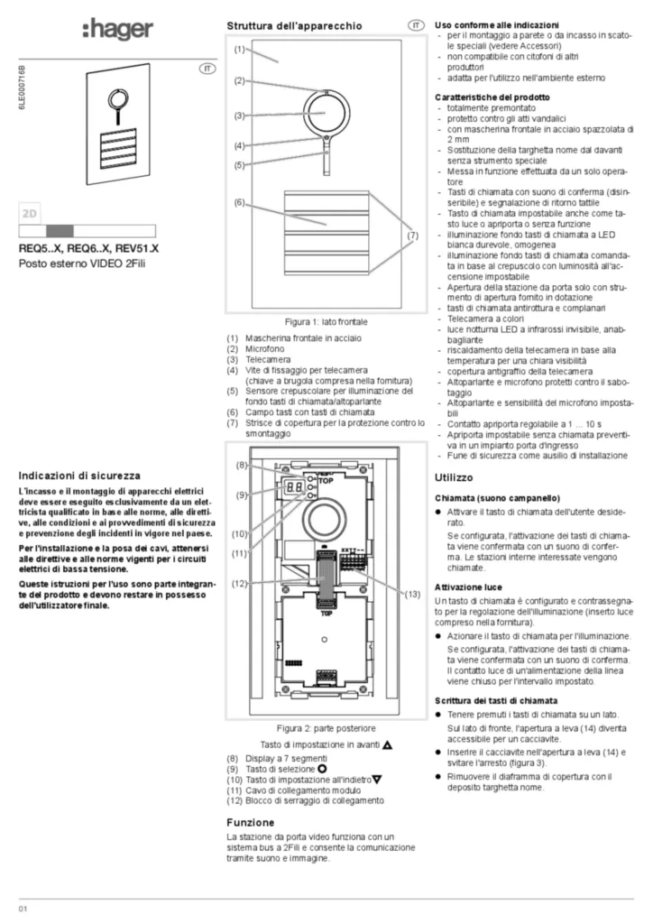 Bild Bedienungsanleitung it-IT 2023-03-24 | Hager Schweiz