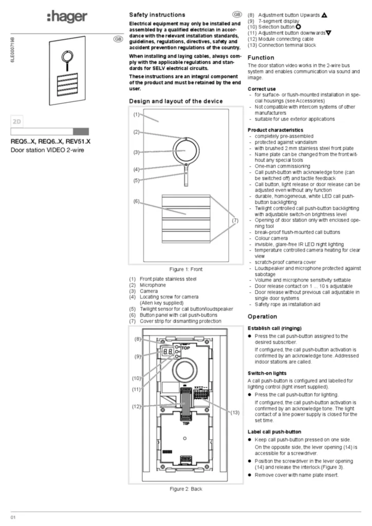 Bild Bedienungsanleitung en-GB 2023-03-24 | Hager Schweiz