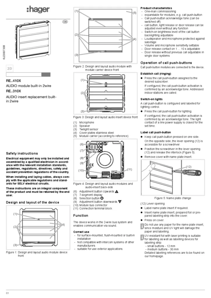 Image Instruction manual en-GB 2023-03-01  | Hager