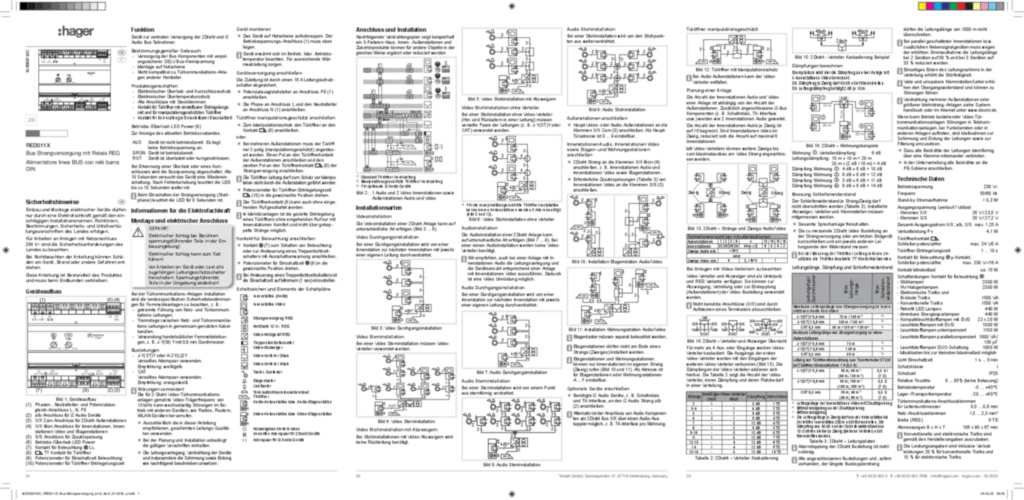 Image Guide d'installation  de-DE, it-IT 2023-03-24 | Hager Suisse