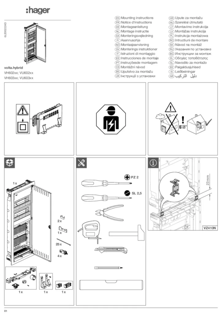 Bild Bedienungsanleitung International 2023-06-20 | Hager Deutschland