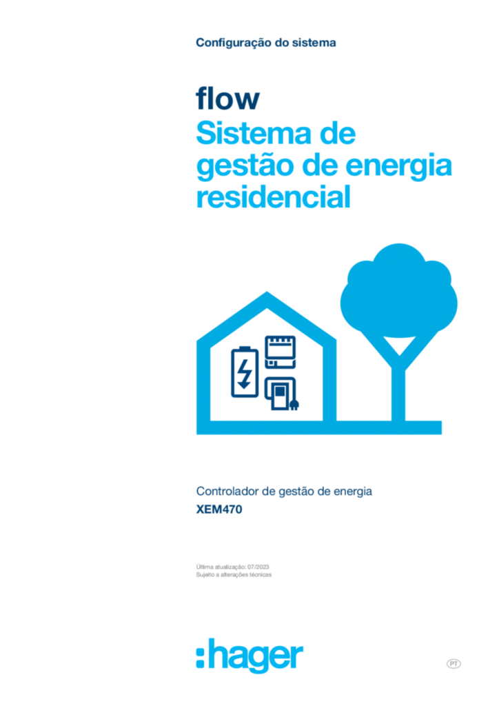 Imagem System configuration flow - Home Energy Management System (PT, 2023-07) | Hager Portugal