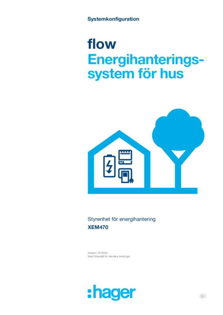 Bild System configuration flow - Home Energy Management System (SV, 2023-07) | Hager Sverige