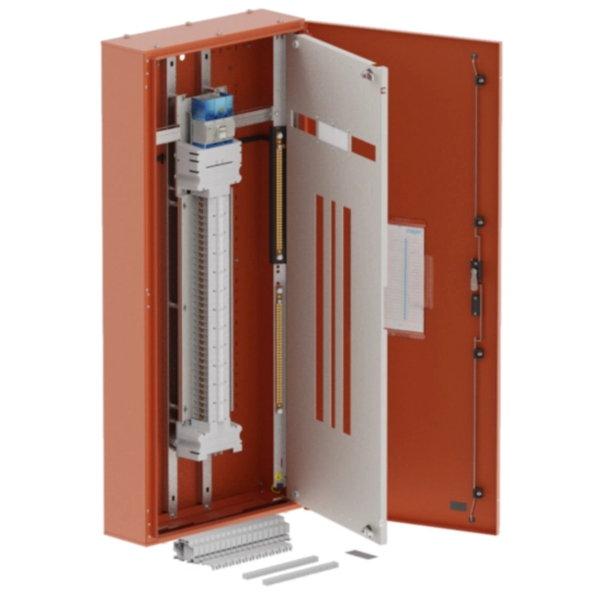 JPA7200S16TX - Apex single chassis 72P 160A isolator twin IP43 IK05 surface 1400x600x200