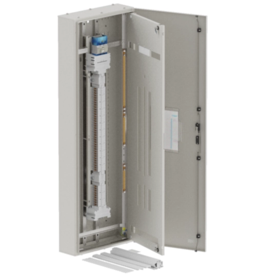 JPD7218S25DW-M - DB, apex+, 72/18Pole, Meter,250A Isolator Twin, 8 Modules, grey, 1800x600x200mm
