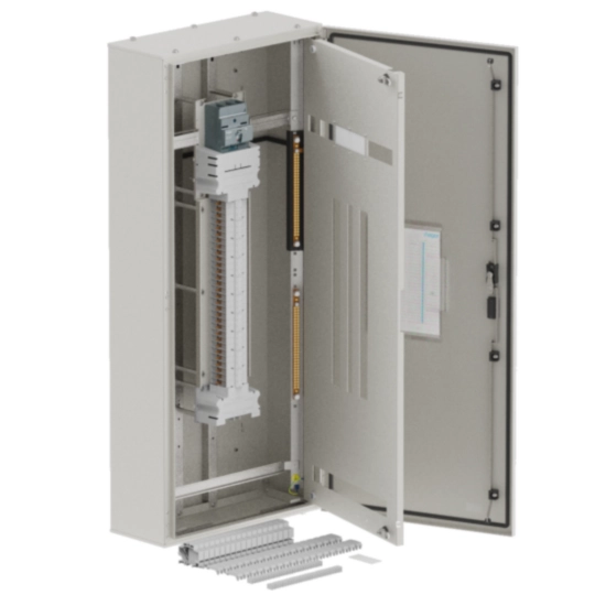 JPE6000M16DW - DB, elite, 60Pole, 160A MCCB Twin,8 Mod+26 Mod, grey,1400x600x250mm