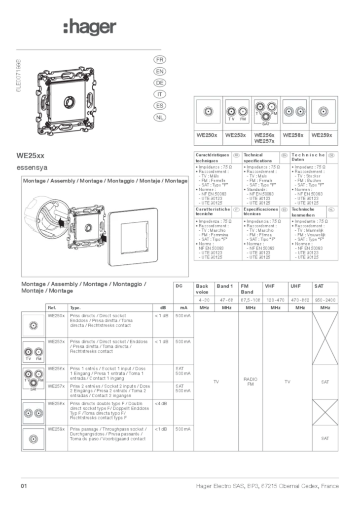 Image Guide d'installation  fr-FR, en-GB, de-DE, it-IT, es-ES, nl-NL 2023-10-06 | Hager France