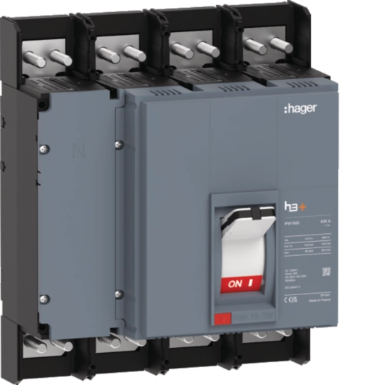 HMQ631AR - Load Break Switch Disconnector h3+ PW1600 4P 630A FTC