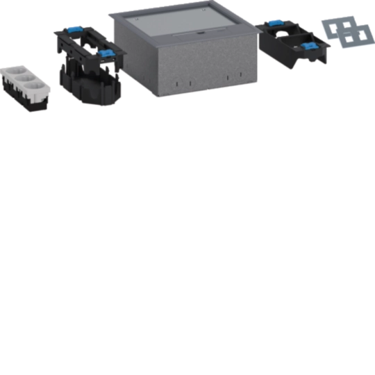 UDKQ067011 - tehalit.VE-EE Zestaw puszka podło-mon IP30 1,5kN Q06 205x205 5mm PA stalowy