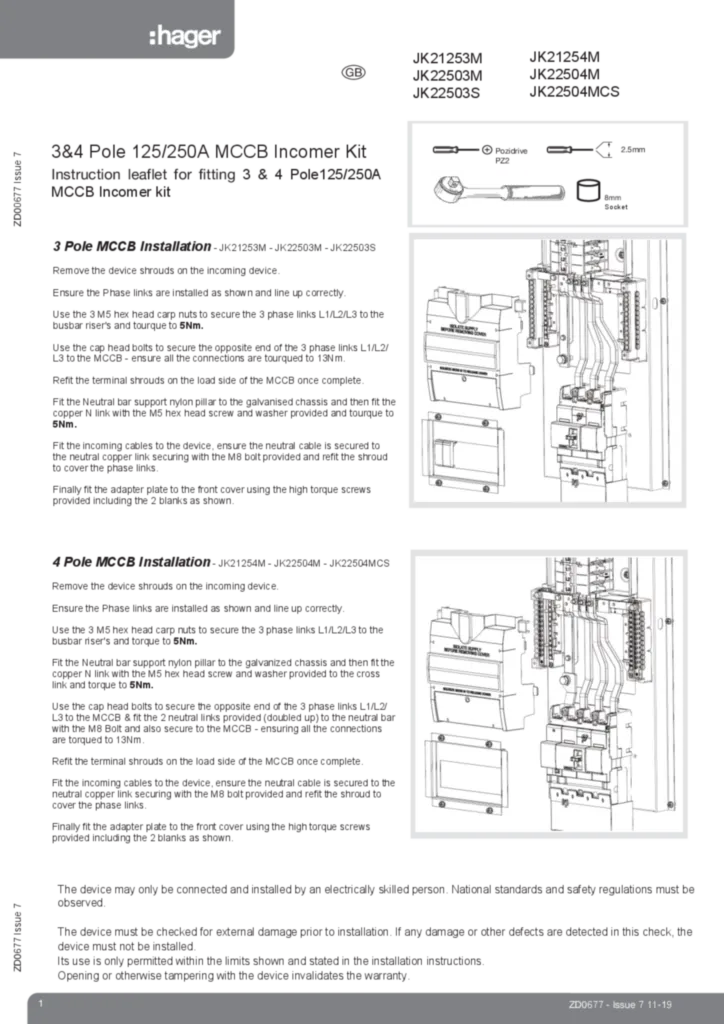 Image Installation manual en-GB 2009-09-01  | Hager