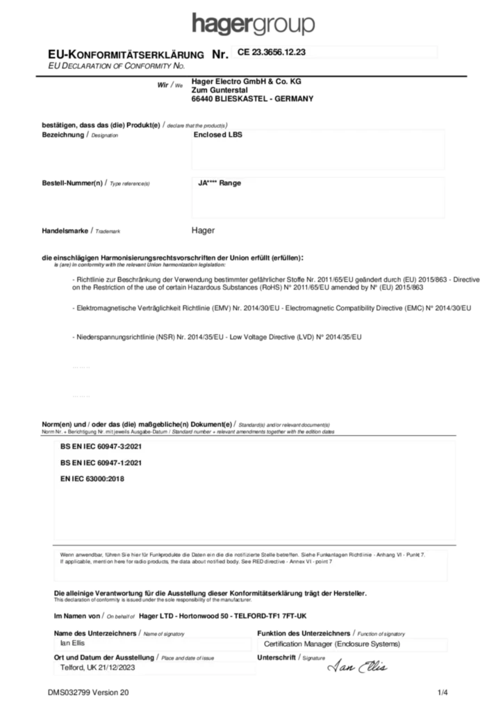 Image Declaration of conformity International 2023-12-20  | Hager