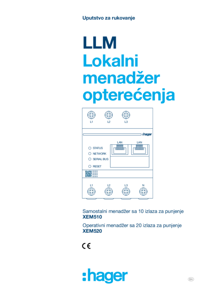 Slika LLM Configuration manual  | Hager