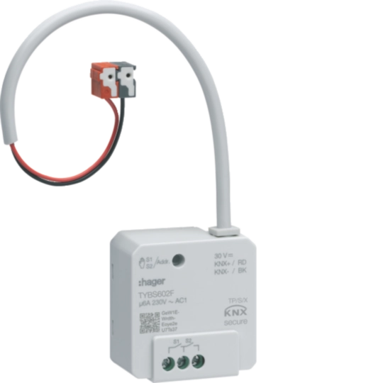 TYBS602F - Modulo KNX Secure 2 OUT 6A 230V AC1 incasso