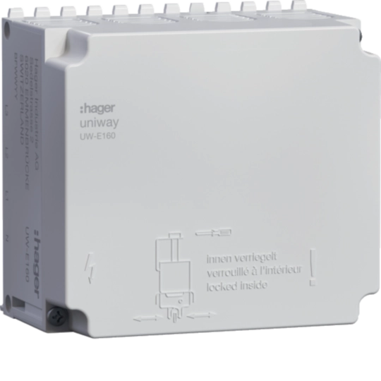 UW-E160F - Anschlussblock Hager uniway 160A 4P 3LN 108×77.6×21mm