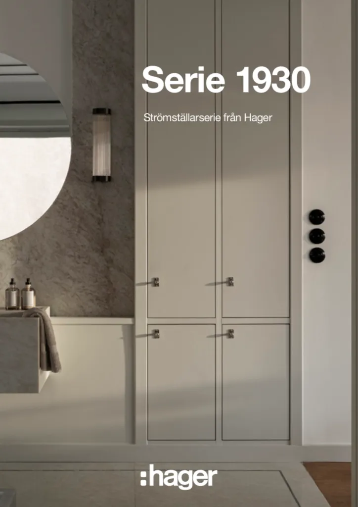 Bild Serie 1930 | Hager Sverige