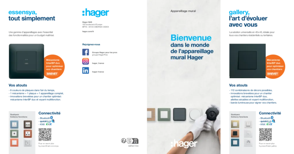 Image Flyer - Appareillage mural | Hager France