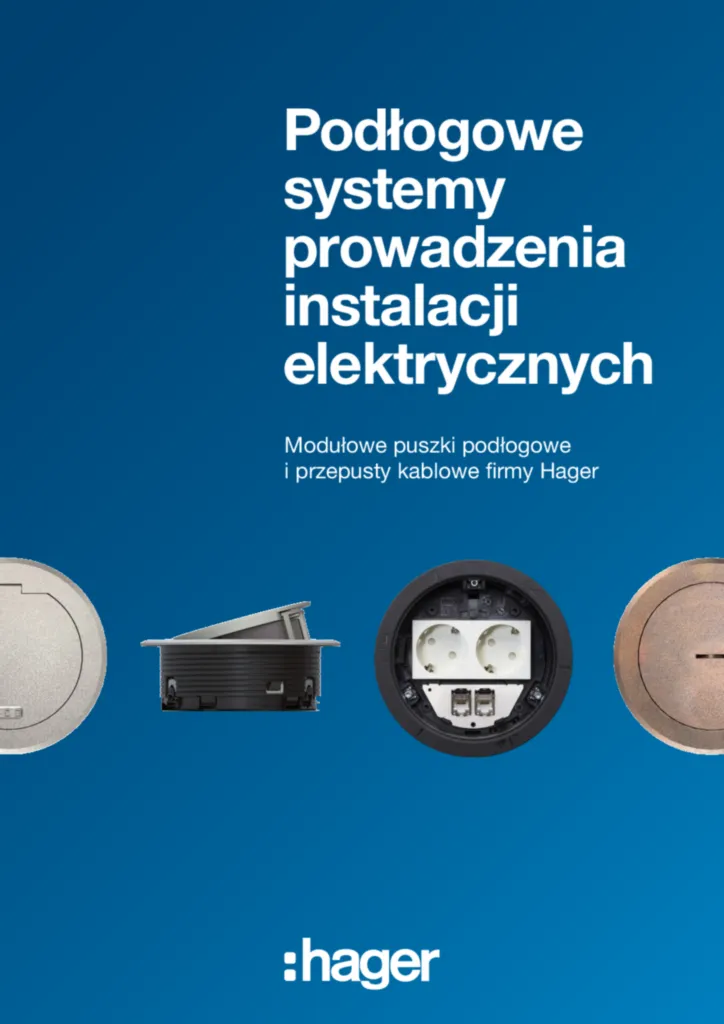 Zdjęcie Podłogowe systemy prowadzenia instalacji elektrycznych | Hager Polska