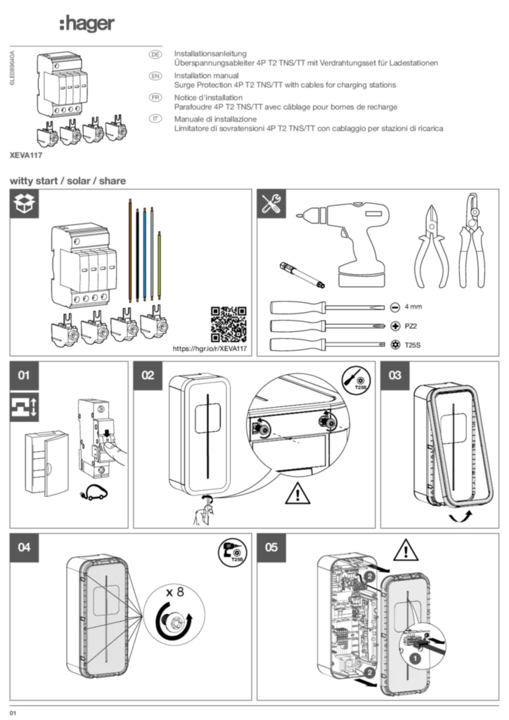 Bild Montageanleitung fr-FR, en-GB, de-DE, it-IT 2023-11-08 | Hager Deutschland