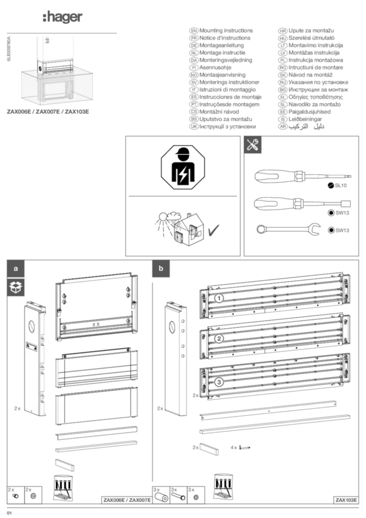 Bild Bedienungsanleitung International 2024-02-28 | Hager Deutschland